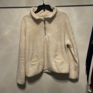 Aerie Fuzzy Half Zip